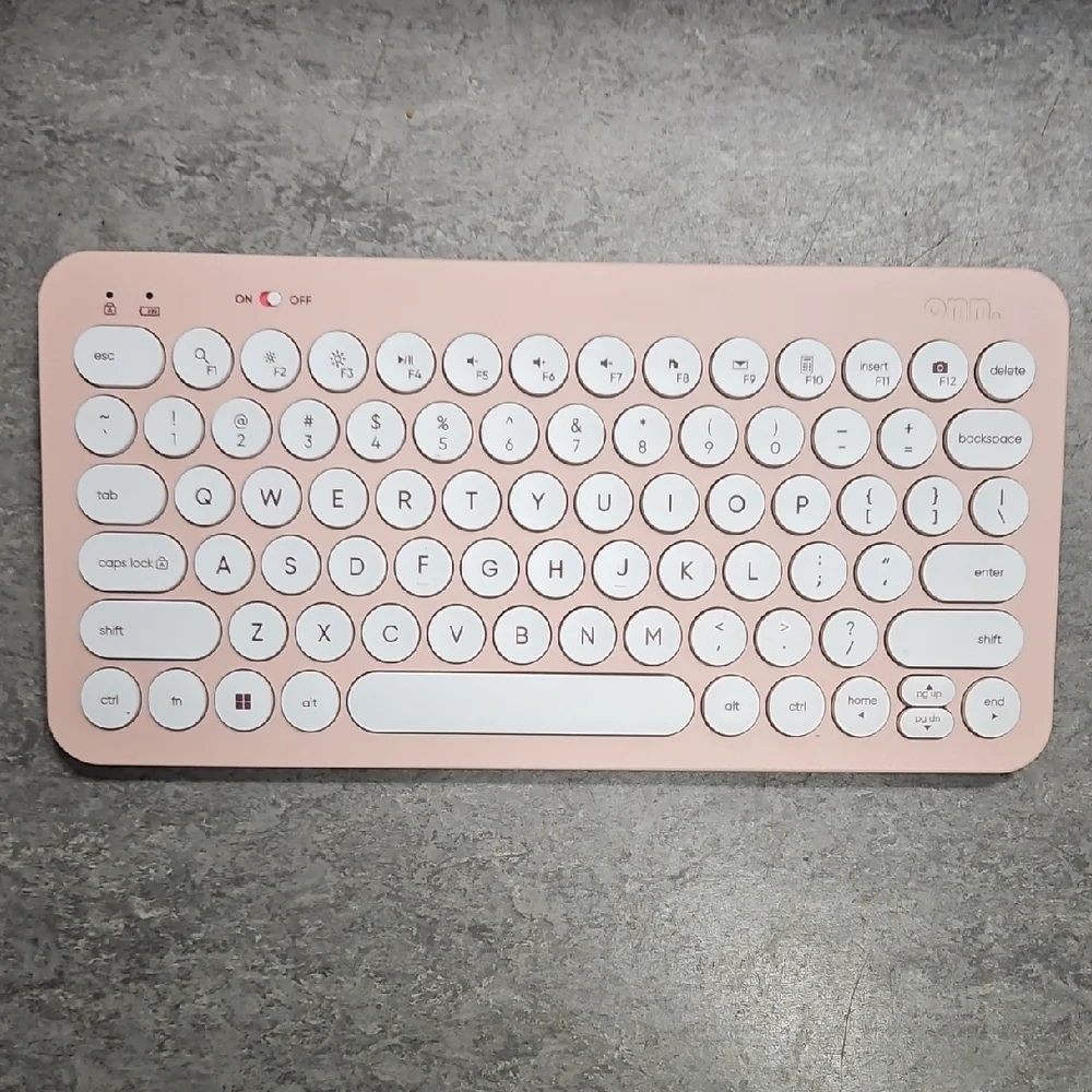 Pink Wireless Keyboard
